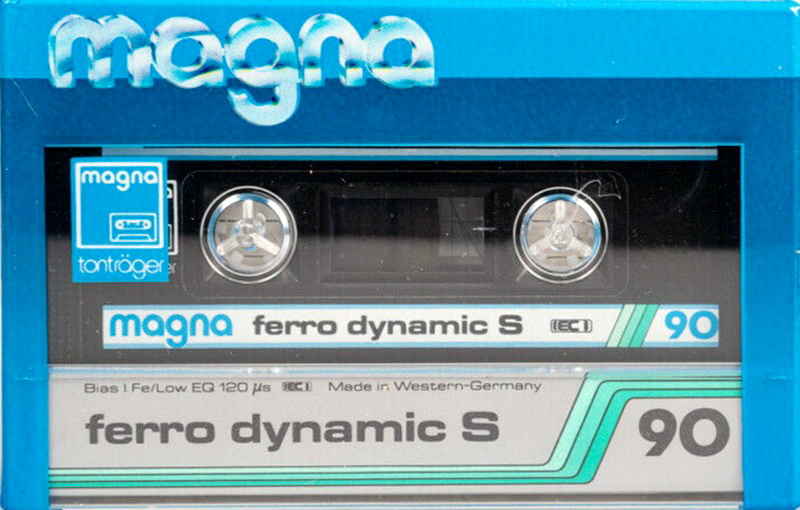 Compact Cassette Magna Ferro Dynamic S 90 Type I Normal 1987 Europe