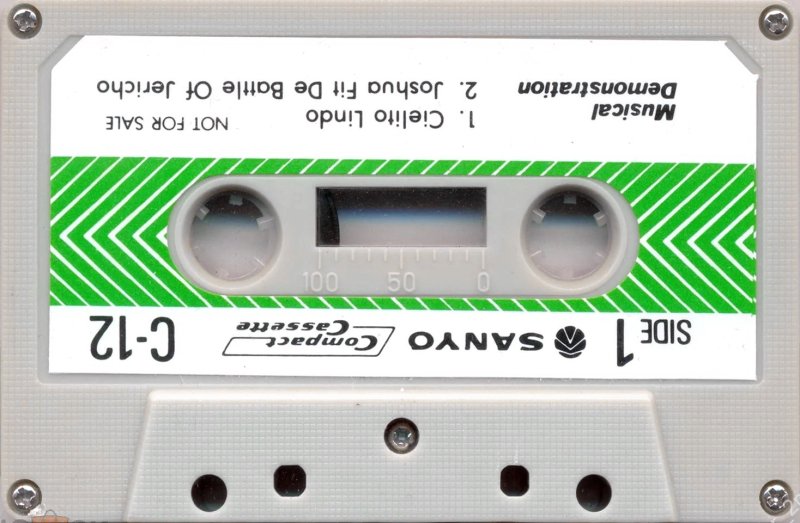 Compact Cassette Sanyo 12 Demonstration Tape Japan