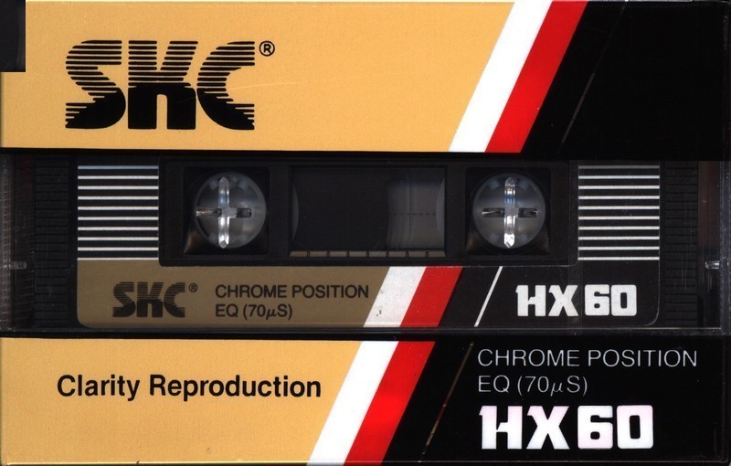 Compact Cassette SKC HX 60 Type II Chrome 1984 Europe
