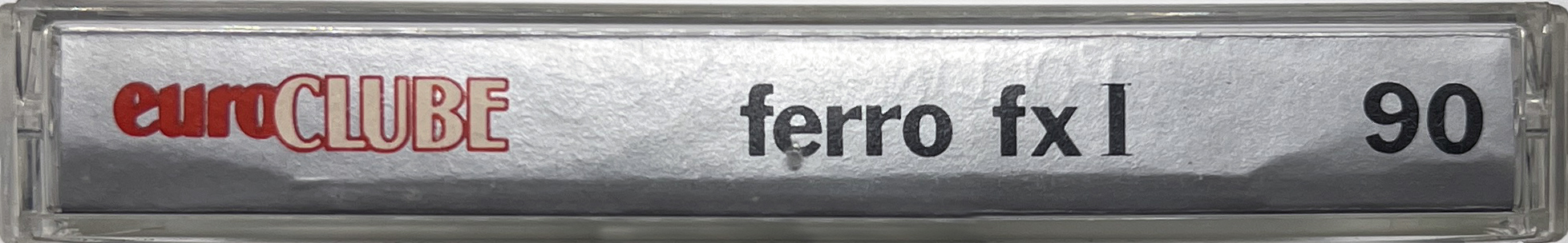 Compact Cassette Euroclube fx I 90 Type I Normal Portugal