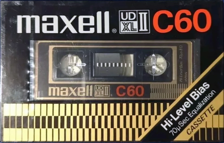 Compact Cassette Maxell UD XLII 60 Type II Chrome 1980 USA