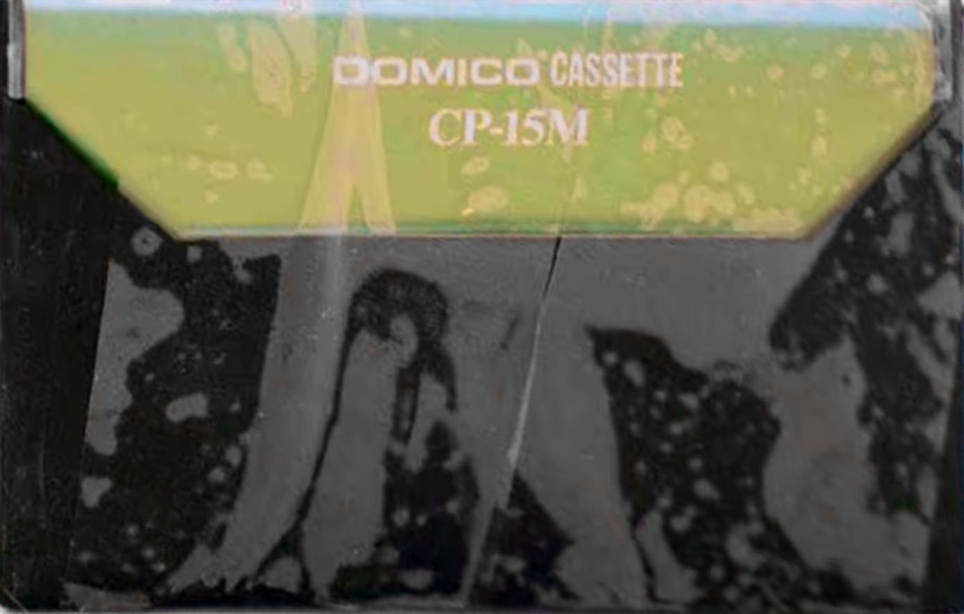 Compact Cassette Domico 15 "CP-15M" Computer Cassette Hong Kong