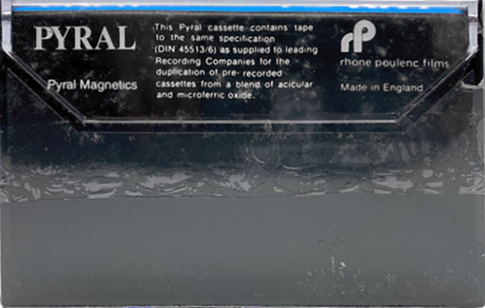 Compact Cassette Pyral HI-FI 60 Type I Normal 1982 UK