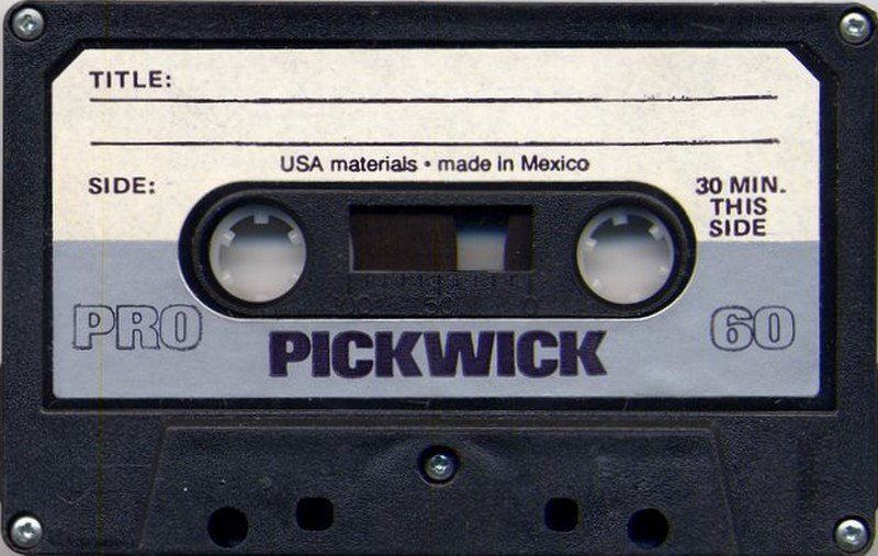 Compact Cassette Pickwick PRO 60 Type I Normal USA