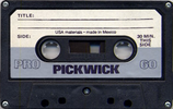 Compact Cassette Pickwick PRO 60 Type I Normal USA