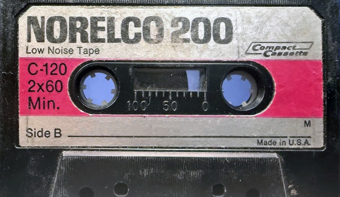 Compact Cassette Norelco 200 120 Type I Normal 1971 USA