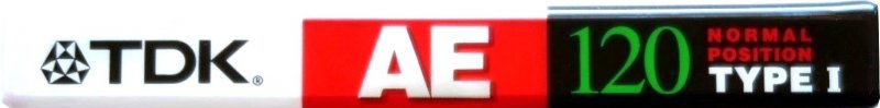 Compact Cassette TDK AE 120 "AE-120F" Type I Normal 1998 Japan