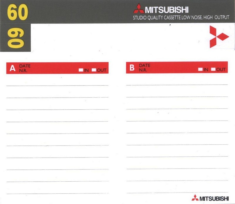 Compact Cassette:  Mitsubishi -  60