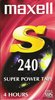 VHS, Video Home System Maxell S 240 "E-240 S" Type I Normal 2002 Europe