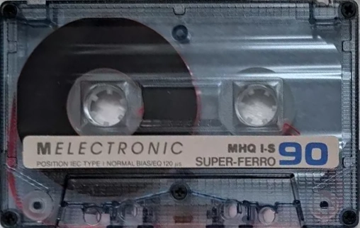 Compact Cassette Melectronic MHQ I-S 90 Type I Normal 1987 Switzerland