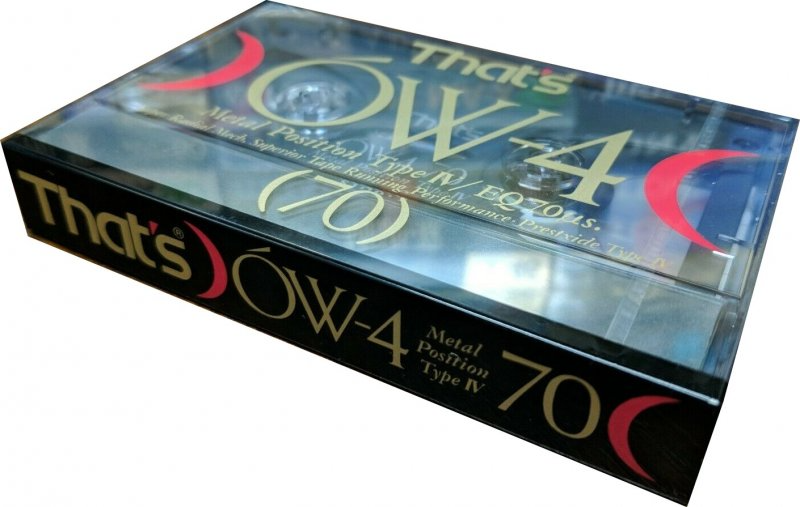 Compact Cassette Thats OW-4 70 Type IV Metal 1990 Japan