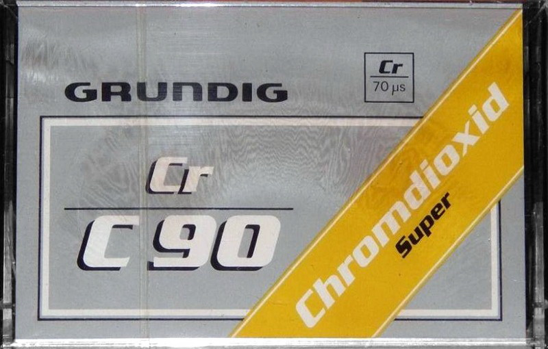 Compact Cassette Grundig 90 Type II Chrome 1981 Europe