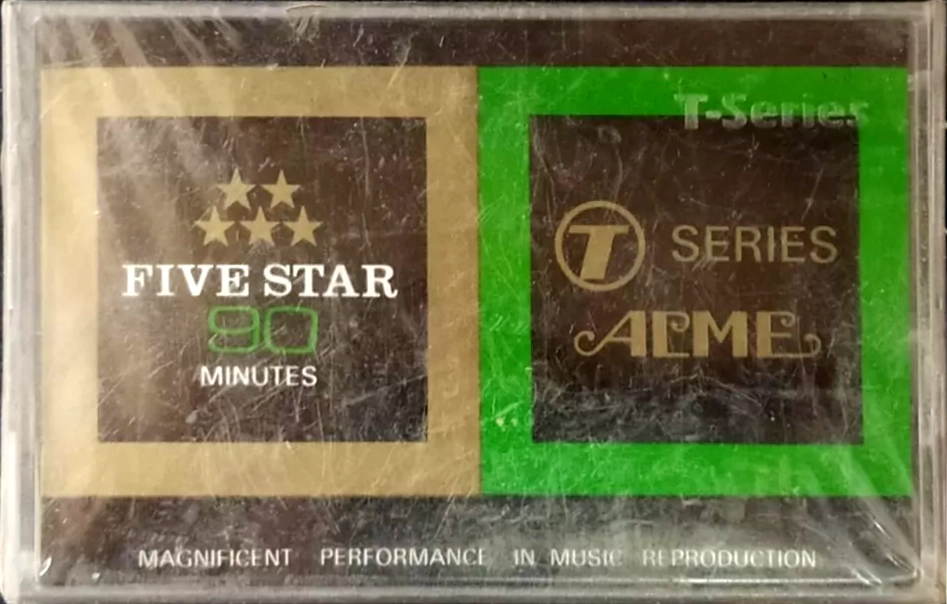 Compact Cassette Acme T Series 90 "Five Star" Type I Normal India
