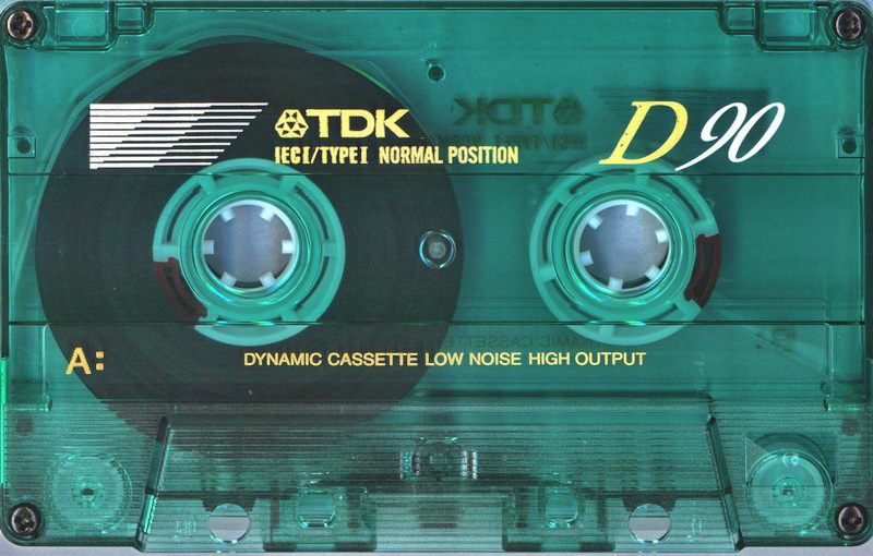 Compact Cassette TDK D 90 "D-90GEA Limited Edition Green" Type I Normal 1995 Europe