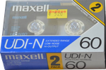 2 pack Maxell UDI-N 60 Type I Normal 1985 Japan