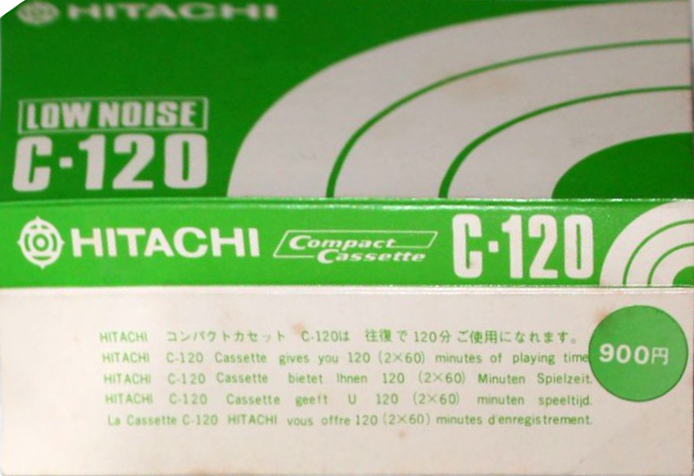 Compact Cassette Hitachi LN 120 Type I Normal 1973 Worldwide