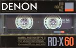 Compact Cassette Denon RD-X 60 Type I Normal 1986 Japan