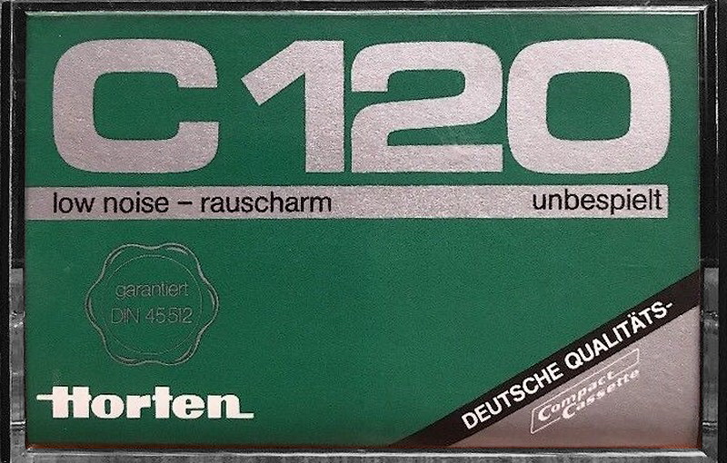 Compact Cassette Horten 120 Type I Normal 1977 Germany