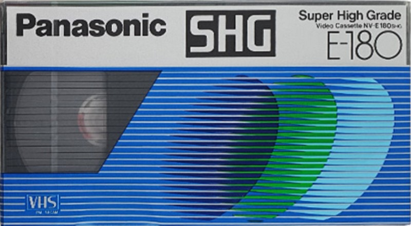 VHS, Video Home System Panasonic SHG 180 "NV-E180SHG" Type I Normal 1986 Europe