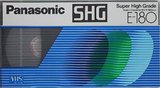 VHS, Video Home System Panasonic SHG 180 "NV-E180SHG" Type I Normal 1986 Europe