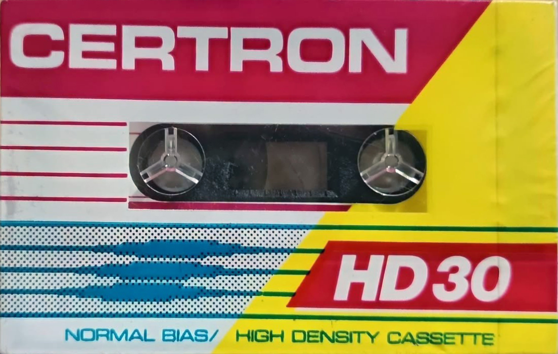 Compact Cassette Certron HD 30 Type I Normal 1988 USA