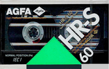 Compact Cassette AGFA HR-S 60 Type I Normal 1989 Europe