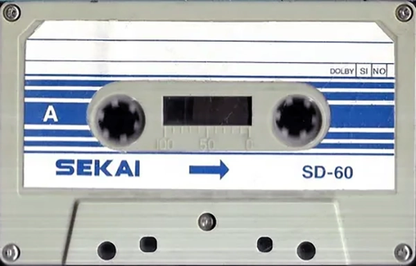 Compact Cassette Sekai SD 60 Type I Normal 1983 Latin America