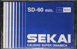Compact Cassette Sekai 60 Type I Normal Argentina