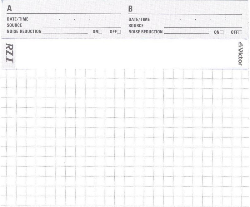 Compact Cassette Victor RZI 50 "RZ1-50N" Type I Normal 1990 Japan
