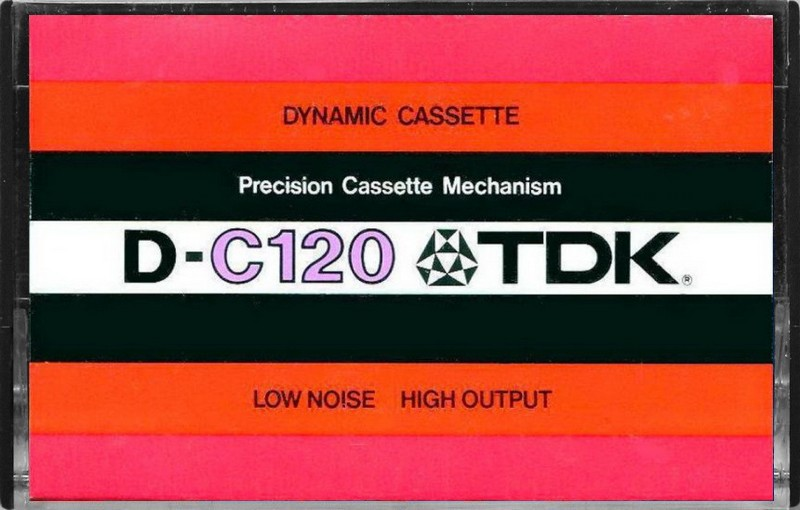 Compact Cassette TDK D 120 Type I Normal 1975 Europe, USA