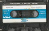 Compact Cassette Aiwa "DMC-160" Demonstration Tape 1976 Japan