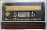 Compact Cassette Boots / Boots Audio 15 "C15" Computer Cassette 1984 UK