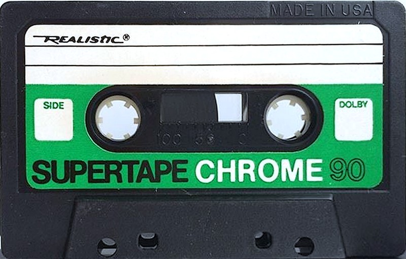 Compact Cassette SUPERTAPE Chrome 90 Type II Chrome 1978 USA