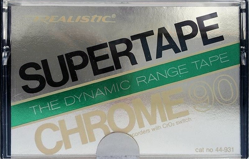 Compact Cassette: Radio Shack SUPERTAPE - Chrome 90