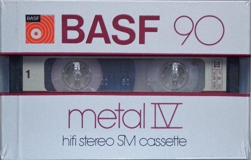 Compact Cassette BASF Metal IV 90 Type IV Metal 1981 Europe
