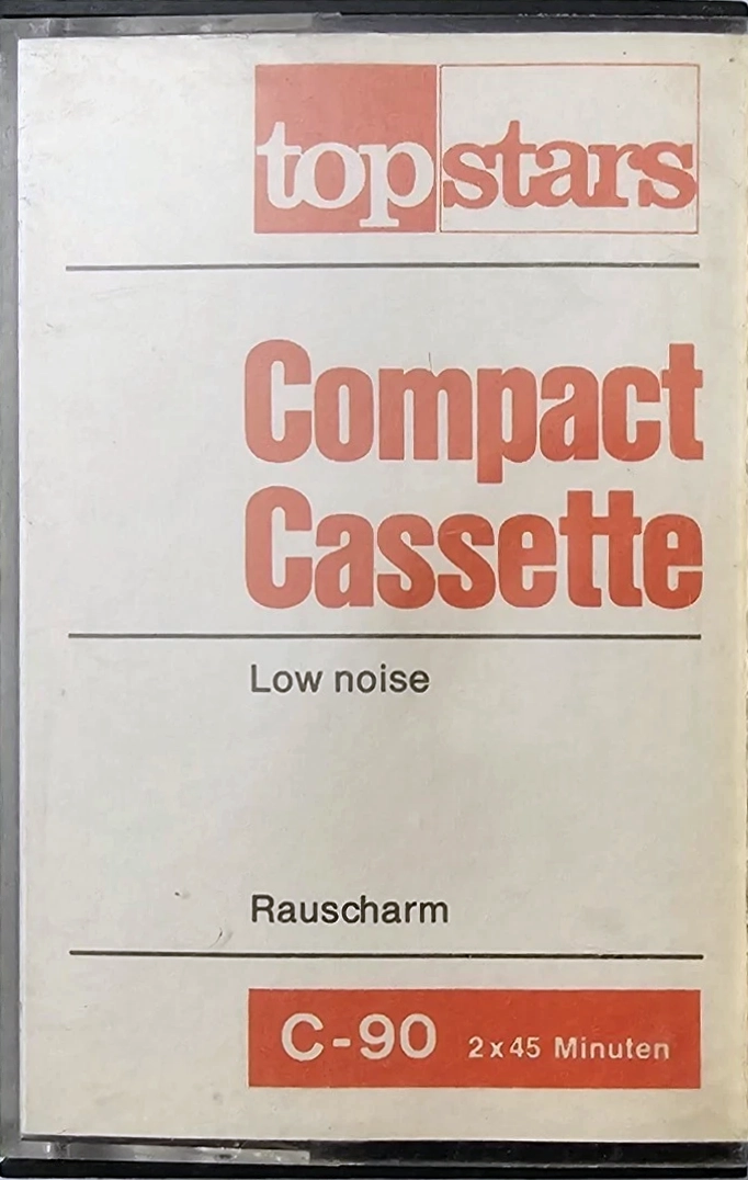 Compact Cassette top stars 90 Type I Normal Germany