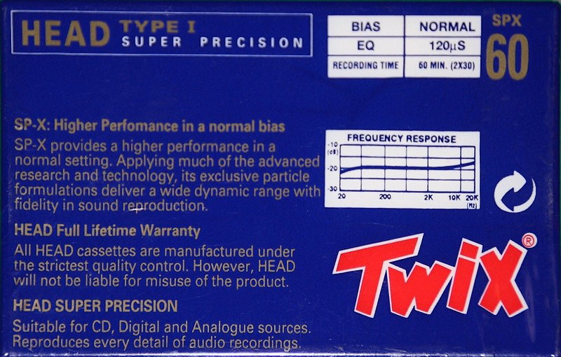 Compact Cassette:  Twix - SPX 60