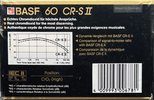 Compact Cassette BASF Chromdioxid Super II 60 Type II Chrome 1985 Europe
