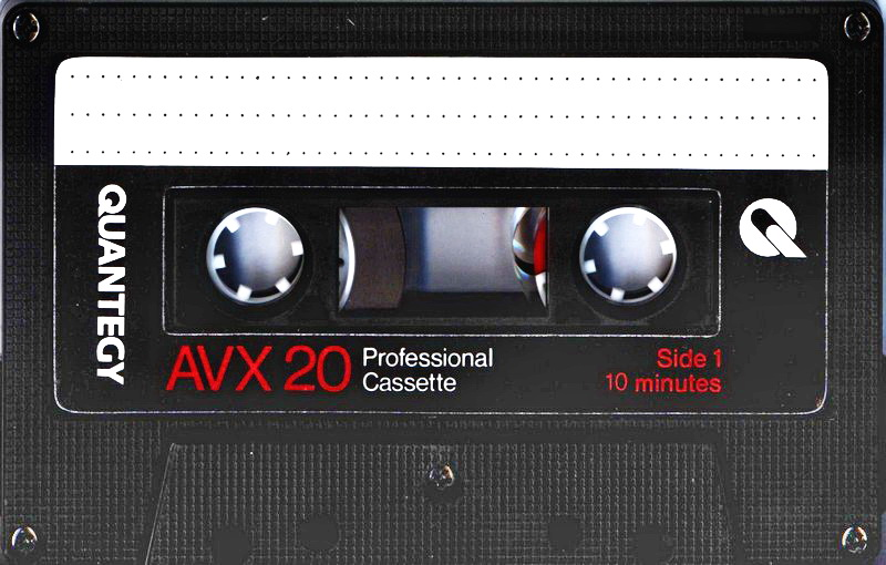 Compact Cassette Quantegy AVX 20 Type I Normal 1996 USA