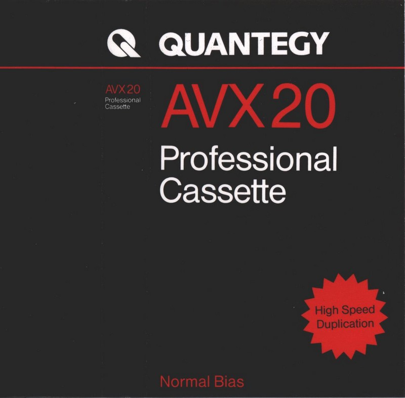 Compact Cassette:  Quantegy - AVX 20