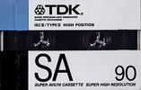 Compact Cassette TDK SA 90 Type II Chrome 1988 Australia, Europe