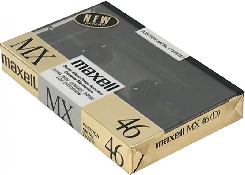 Compact Cassette Maxell MX 46 Type IV Metal 1988 Japan