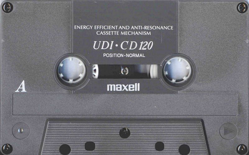 Compact Cassette Maxell UDI-CD 120 Type I Normal 1996 Europe