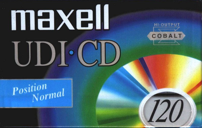 Compact Cassette Maxell UDI-CD 120 Type I Normal 1996 Europe