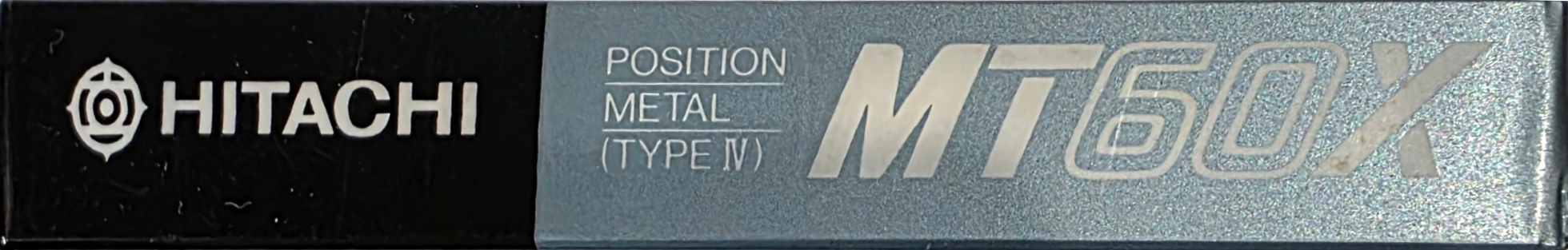 Compact Cassette Hitachi MT 60 "MTX" Type IV Metal 1985 Japan