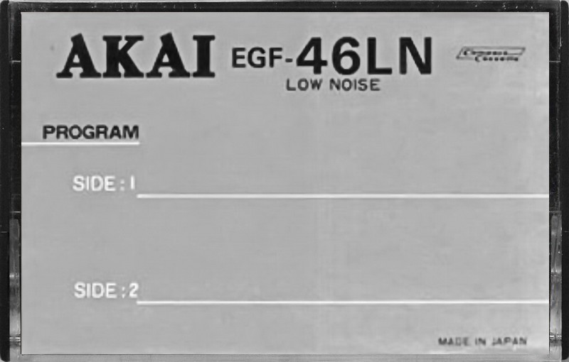 Compact Cassette: Mitsubishi Akai - EGF 60