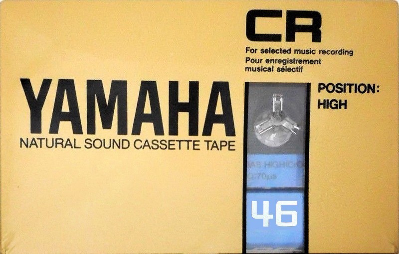 Compact Cassette Yamaha CR 46 Type II Chrome 1982 Worldwide