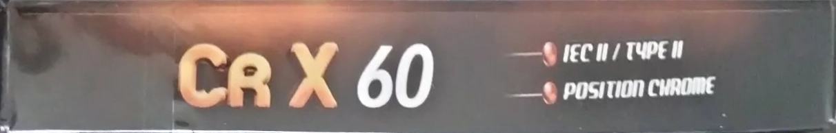 Compact Cassette Lekium CR X 60 Type II Chrome Europe