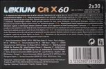 Compact Cassette Lekium CR X 60 Type II Chrome Europe