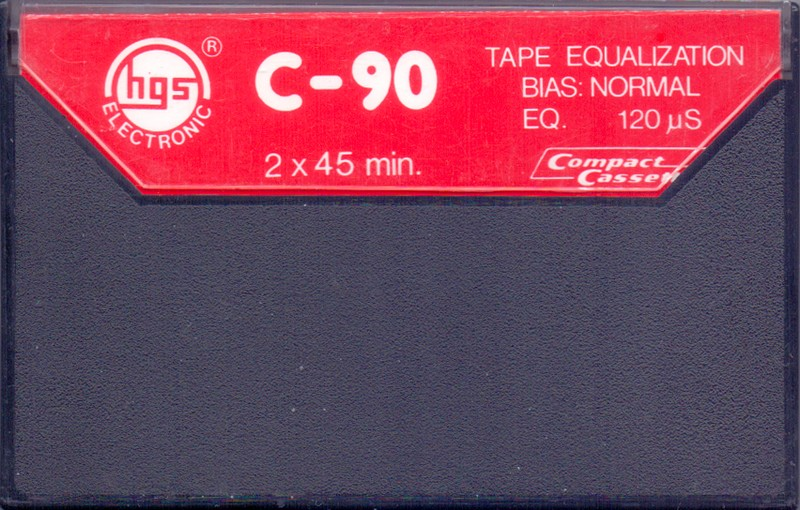 Compact Cassette: Unknown HGS Electronic -  90